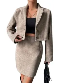 shein-brazowy-damski-komplet-spodnica-i-marynarka-xs-l6c