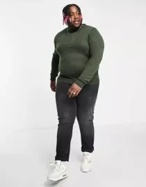 brave-soul-plus-size-zielony-sweter-casual-4xl-rrt