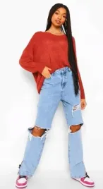 boohoo-sweter-damski-luzny-cienki-brazowy-xxs-1yhv