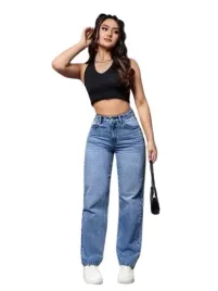 shein-spodnie-wysoki-stan-jeansowe-proste-niebieskie-w27-mvb