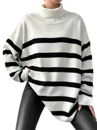 sweter-damski-w-paski-luzny-z-golfem-casual-lsh