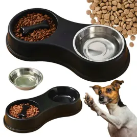 podwojna-miska-dla-psa-kota-antyposlizgowa-spowalniajaca-jedzenie-2-x-400ml