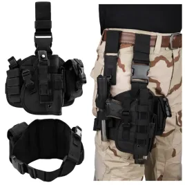 otwarta-kabura-na-pistolet-bron-ladownica-na-magazynki-taktyczna-czarna