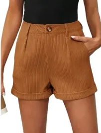 shein-spodenki-sztruksowe-brazowe-casual-36-lwp