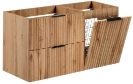 dab-wotan-szafka-pod-umywalke-100-cm-z-koszem-na-pranie-ryflowana-mdf