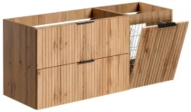 dab-wotan-szafka-pod-umywalke-120-cm-z-koszem-na-pranie-ryflowana-mdf