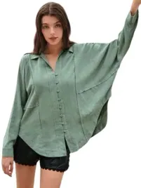 shein-koszula-damska-zielona-z-dlugim-rekawem-36-l5w