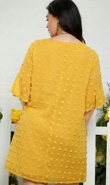 shein-sukienka-mini-plus-size-zolta-basic-52-vuc-stan-nowy