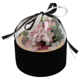 welurowe-pudelko-prezentowe-przezroczysty-flowerbox-polkula-kula-z-pokrywka