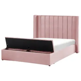 lozko-welurowe-z-lawka-140-x-200-cm-rozowe-noyers-lumarko