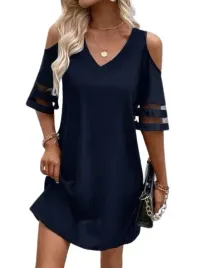 shein-sukienka-mini-granatowa-prosta-gladka-w-serek-40-42-l5o