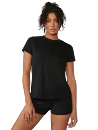 shein-t-shirt-damski-bawelniany-czarny-gladki-38-l5q
