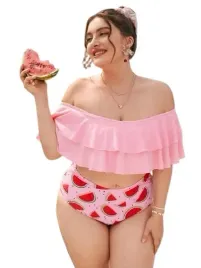 shein-plus-size-stroj-kapielowy-rozowy-46-lfy