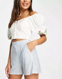spodenki-damskie-niebieskie-w-paski-casual-34-1xnb