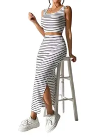 shein-spodnica-biala-w-paski-midi-rozciecie-44-l3f