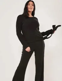 missguided-bluzka-damska-czarna-wiazanie-m-nma