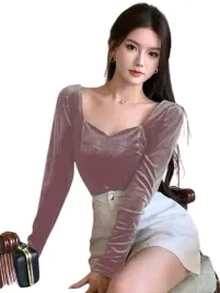 dazy-rozowa-bluzka-damska-welurowa-casual-xs-l2u