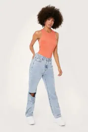 nasty-gal-body-damskie-pomaranczowe-basic-38-oem
