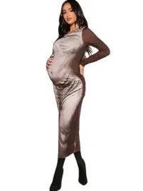 shein-sukienka-ciazowa-olowkowa-brazowa-46-l2c