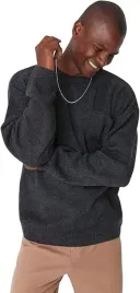 trendyol-sweter-meski-szary-wzor-melanz-m-y5f
