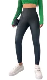damskie-legginsy-dopasowane-czarne-dlugie-l-y5l