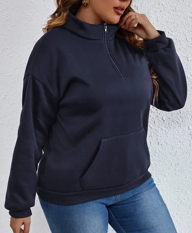 shein-plus-size-bluza-damska-granatowa-basic-l-vbf-stan-nowy