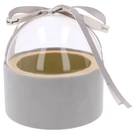 szary-welurowy-flower-box-pudelko-na-prezent-kwiaty-slodycze-slub-13-cm