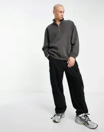 weekday-bluza-meska-zielona-gladka-casual-s-1vah