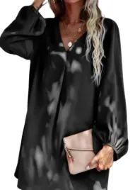 shein-sukienka-prosta-czarna-dlugi-rekaw-l-xl-vhc
