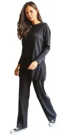 damskie-czarne-spodnie-luzne-proste-casual-xl-y5s