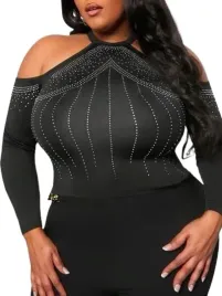 shein-plus-size-bluzka-damska-czarna-48-lgv