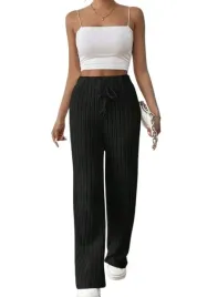 shein-spodnie-damskie-czarne-prazkowane-38-l1l
