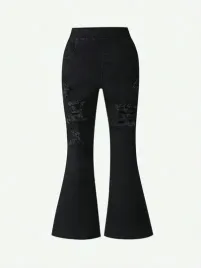 shein-spodnie-dziewczece-dzwony-czarne-110-116-llz