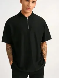 forever-21-koszulka-polo-czarna-gladka-l-lgx