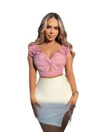 shein-top-damski-rozowy-marszczony-haft-xs-lhw