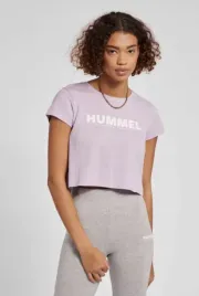 hummel-t-shirt-krotki-bezowy-z-nadrukiem-s-pum