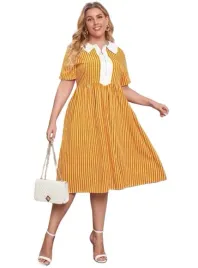 plus-size-sukienka-damska-zolta-w-paski-46-v4d