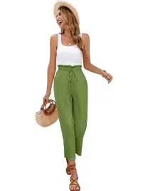 shein-spodnie-damskie-zielone-bawelniane-38-lbc