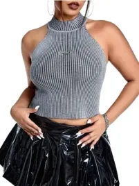 shein-bluzka-prazkowana-szara-damska-46-lwu