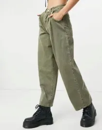 reclaimed-vintage-spodnie-damskie-khaki-w24-xba