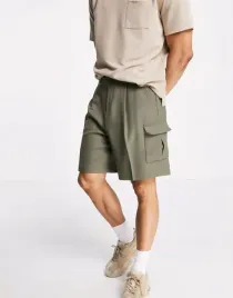 krotkie-spodenki-meskie-khaki-klasyk-w30-l32-vap