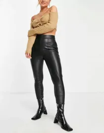 legginsy-damskie-czarne-klasyczne-dlugie-36-xbh