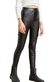 shein-spodnie-dzieciece-czarne-ekoskora-152-v3e