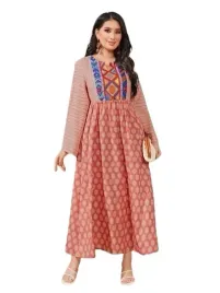shein-sukienka-damska-maxi-prosta-rozowa-36-lgs