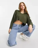 pullandbear-sweter-damski-khaki-krotki-m-m4v