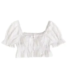 shein-damski-top-bialy-krotki-marszczenia-38-lwp