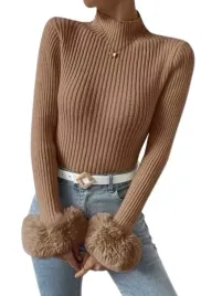 shein-sweter-damski-dopasowany-brazowy-40-42-lwo