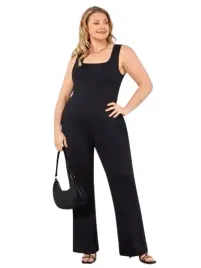 shein-kombinezon-plus-size-gladki-czarny-44-lwk