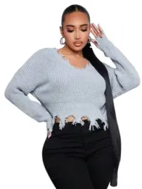 shein-damski-sweter-szary-dlugi-rekaw-38-lws