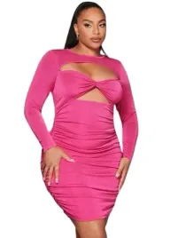 shein-plus-size-sukienka-rozowa-olowkowa-52-lwn